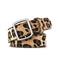 Ceinture léopard femme allure.