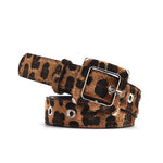 Women's Faux Fur Leopard Belt Brown - Vignette | My Léopard