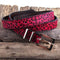 Ceinture léopard mode fuschia.
