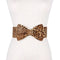 Ceinture léopard noeud.