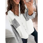 Chemise Veste Imprimé Léopard Blanc - Vignette | My Léopard