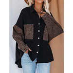 Chemise Veste Imprimé Léopard Noir - Vignette | My Léopard