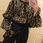 Chemisier Femme Léopard à Volants - Vignette | My Léopard