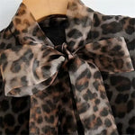 Chemisier Femme Léopard Élégant - Vignette | My Léopard