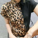Short Sleeve Leopard Blouse - Vignette | My Léopard