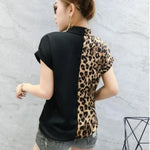 Short Sleeve Leopard Blouse - Vignette | My Léopard