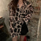 Chemisier Léopard Blouse Kaki