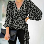 Leopard Wrap Blouse - Vignette | My Léopard