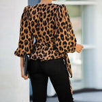 Leopard Wrap Blouse - Vignette | My Léopard