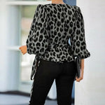 Leopard Wrap Blouse - Vignette | My Léopard