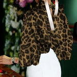 Chemisier Léopard Col Montant - Vignette | My Léopard