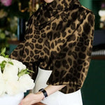 Chemisier Léopard Col Montant - Vignette | My Léopard