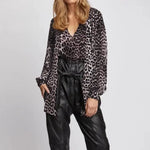 Flowing Leopard Blouse - Vignette | My Léopard