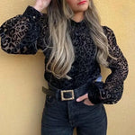 Chemisier Léopard Manches Transparentes - Vignette | My Léopard