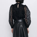 Chemisier Léopard Manches Transparentes - Vignette | My Léopard