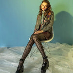 Black leopard tights - Vignette | My Léopard