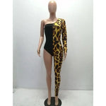 Combinaison sexy léopard asymétrique - Vignette | My Léopard