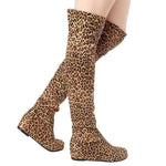 Cuissardes léopard talons compensés - Vignette | My Léopard