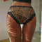 culotte léopard marron.