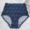 culotte taille haute léopard bleue.