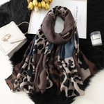 Écharpe Léopard Bleue - Vignette | My Léopard