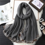 Écharpe Léopard Tendance Grise - Vignette | My Léopard