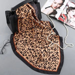 Classic Beige and Black Leopard Scarf - Vignette | My Léopard