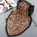 Classic Beige and Black Leopard Scarf - Vignette | My Léopard