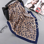 Foulard Léopard Classique Bleu - Vignette | My Léopard
