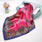 Foulard léopard original fuchsia.