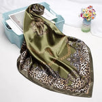 Original Khaki Leopard Scarf - Vignette | My Léopard
