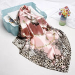 Original Pale Pink Leopard Scarf - Vignette | My Léopard