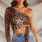 Haut léopard asymétrique