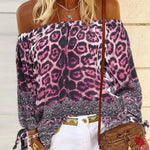 Haut Léopard Col Bateau - Vignette | My Léopard