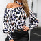 Haut imprimé léopard.