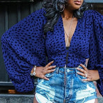 Haut Léopard Manches Bouffantes - Vignette | My Léopard