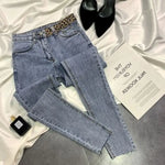 Vaqueros con cinturón de leopardo - Vignette | My Léopard