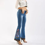 Jean léopard pattes d'éléphant - Vignette | My Léopard