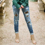 Leopard ripped jeans - Vignette | My Léopard