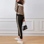 Trendy Black Leopard Pocket Jogging Pants - Vignette | My Léopard
