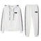 Ensemble de jogging blanc léopard.