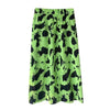 Yedinas Streetwear Green Leopard Skirt Women Elastic High
