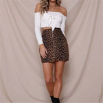 Jupe Imprimée Léopard Sexy - Vignette | My Léopard