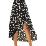 Jupe Léopard d'été Portefeuille Noire - Vignette | My Léopard