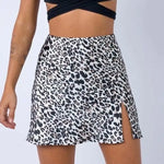 Jupe Léopard Noire et Blanche - Vignette | My Léopard