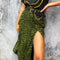Jocoo Jolee Elegant Leopard Floral Printing Long Skirt Women