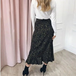 Jupe Longue Léopard Kaki - Vignette | My Léopard