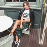 Leopard Slit Midi Skirt - Vignette | My Léopard