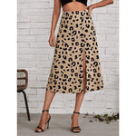 Jupe Motif Léopard Fendue - Vignette | My Léopard