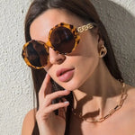 Maxi round leopard sunglasses - Vignette | My Léopard